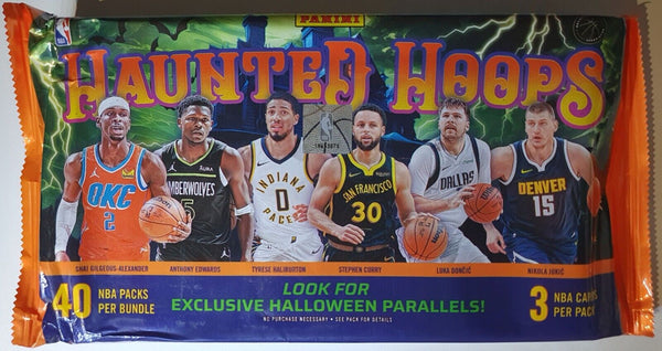 2023-24 Panini Haunted Hoops Box Bundle 40 PACKS (Victor Wembanyama?) - Sealed