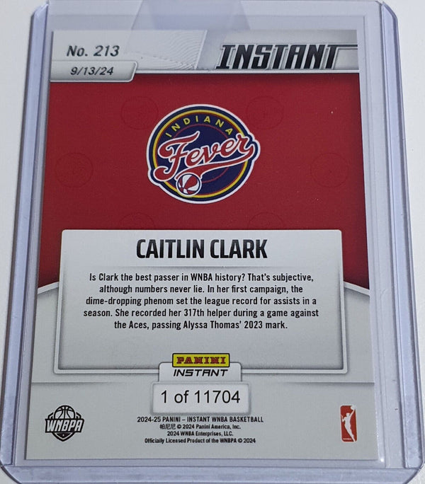 2024 Panini Instant WNBA Caitlin Clark Rookie #213 /11704 RC - Ready to Grade