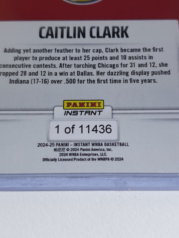 2024 Panini Instant WNBA Caitlin Clark Rookie #195 /11436 RC - Ready to Grade