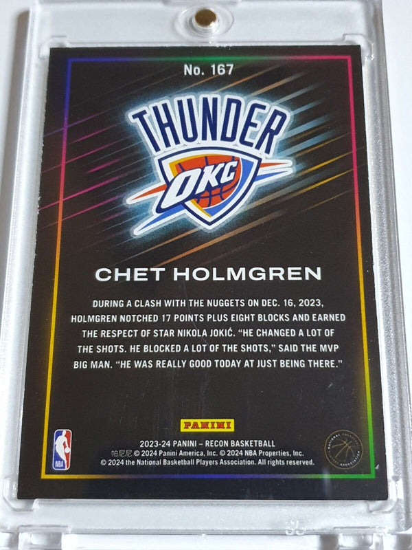 2023 Panini Recon Chet Holmgren #167 EFFECT /49 Holo - Ready to Grade