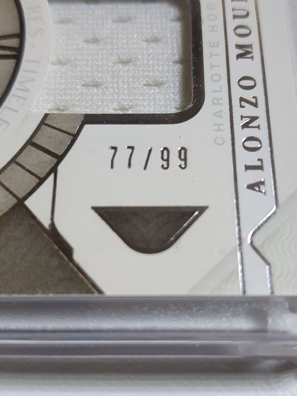 2021 Panini National Treasures Alonzo Mourning #PATCH /99 Game Worn Jersey