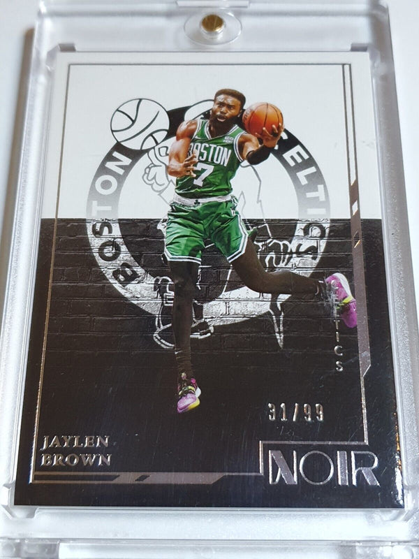2021 Panini Noir Jaylen Brown #107 ICON Edition /99 - Ready to Grade