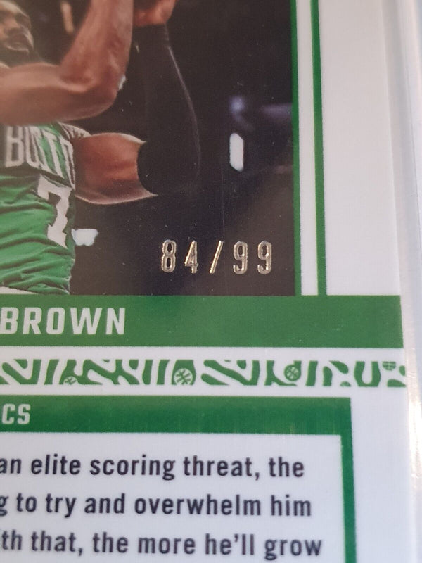 2023 Panini Donruss Optic Jaylen Brown #19 GOLD RED CHOICE /99 Holo - Rare