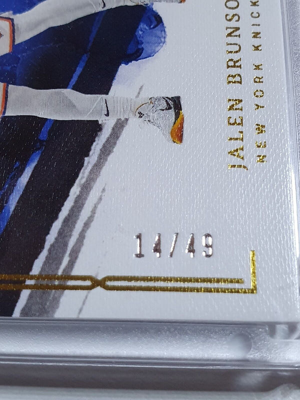 2022 Panini Impeccable Jalen Brunson #71 GOLD /49 Edition - Ready to Grade