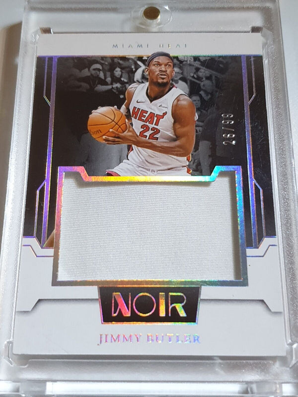 2023 Panini Noir Jimmy Butler #PATCH /99 Game Worn Jumbo Jersey - Rare