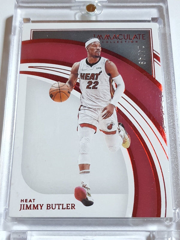 2021 Panini Immaculate Collection Jimmy Butler #13 RED /49 Foil - Ready to Grade