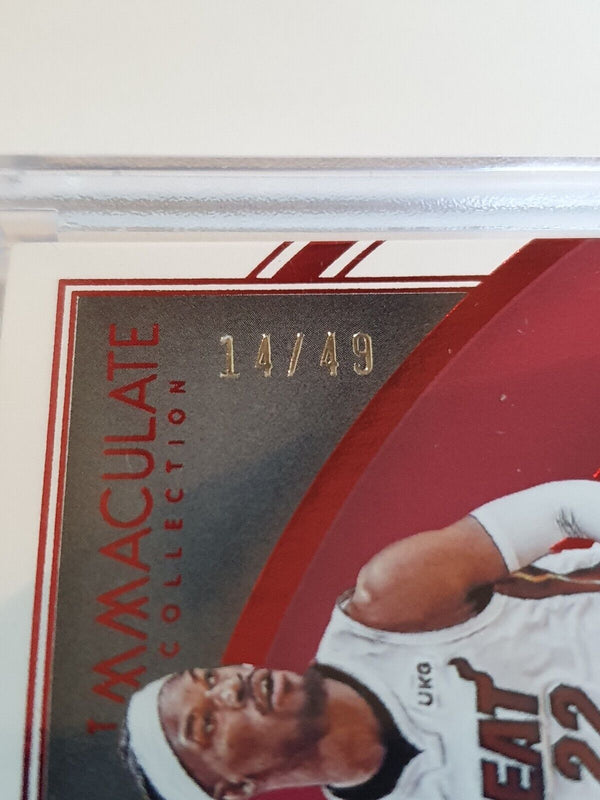 2021 Panini Immaculate Collection Jimmy Butler #13 RED /49 Foil - Ready to Grade