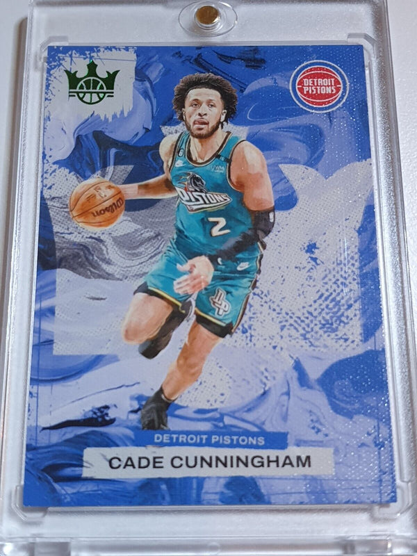 2023 Panini Court Kings Cade Cunningham #11 JADE /25 Edition - Ready to Grade