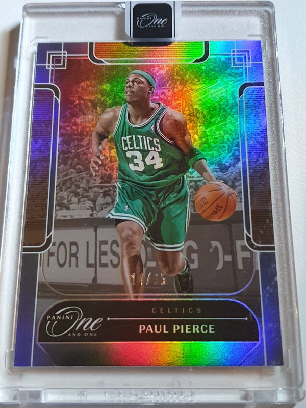 2023 Panini One and One Paul Pierce #177 BLUE /35 Holo - Panini Factory Sealed