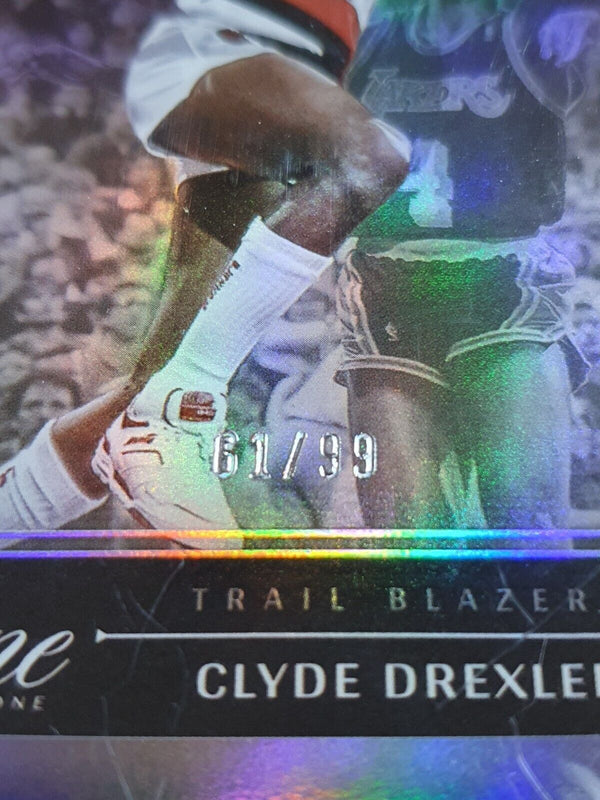 2023 Panini One and One Clyde Drexler #187 HOLO /99 - Panini Factory Sealed