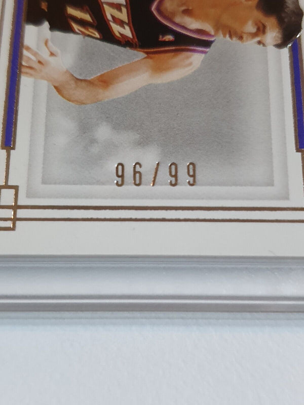 2020 Panini National Treasures John Stockton #PATCH /99 Game Worn Jersey - Rare