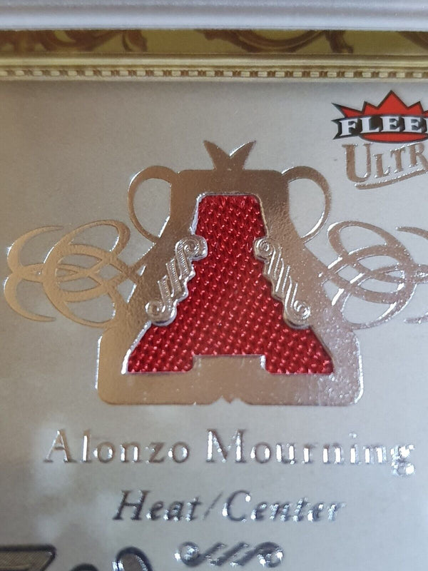 2007 Fleer Ultra Alonzo Mourning #PATCH /199 Game Worn Jersey - Ready to Grade