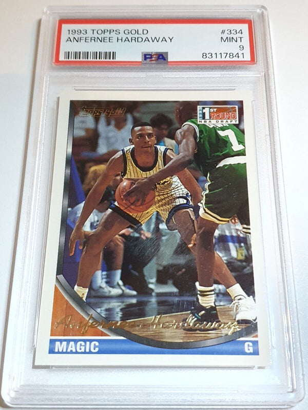 1993 Topps Gold Anfernee Hardaway Rookie #334 RC - PSA 9 (LOW POP)