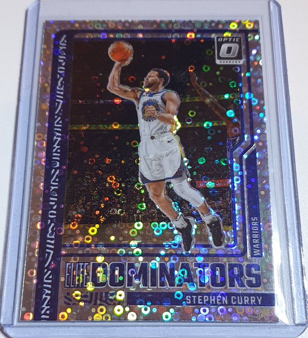 2023 Donruss Optic Stephen Curry #13 FAST BREAK Holo Elite Dominators - Rare