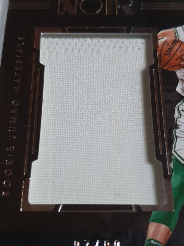 2017 Panini Noir Jayson Tatum Rookie #PATCH /99 Game Worn Jumbo Jersey RC - Rare