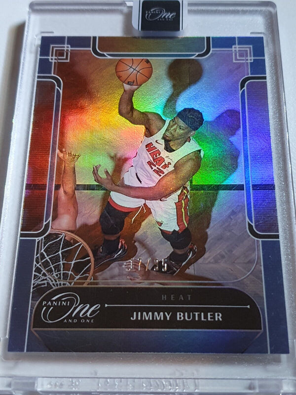 2023 Panini One and One Jimmy Butler #80 BLUE /35 Holo - Panini Factory Sealed
