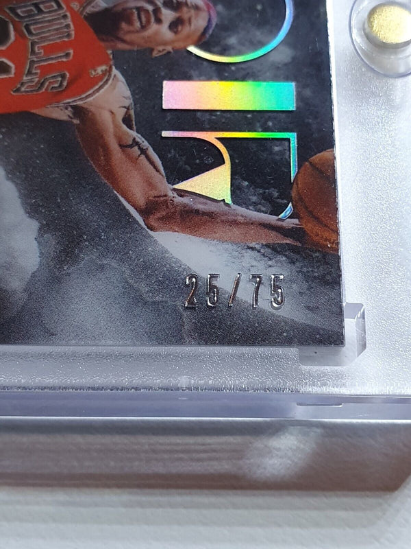 2023 Noir Dennis Rodman AUTO /75 Holo Midnight Signatures - On Card Autograph