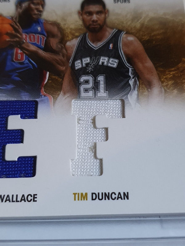 2012 Preferred Booklet #PATCH /199 Seven Jersey Patches - Duncan Rodman Garnett