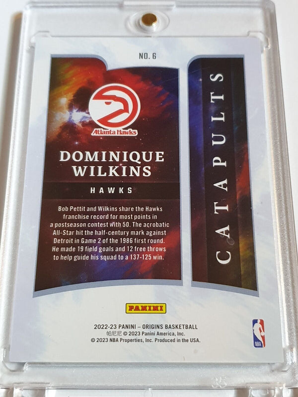 2022 Panini Origins Dominique Wilkins #6 TURQUOISE 01/25 Catapults - Rare