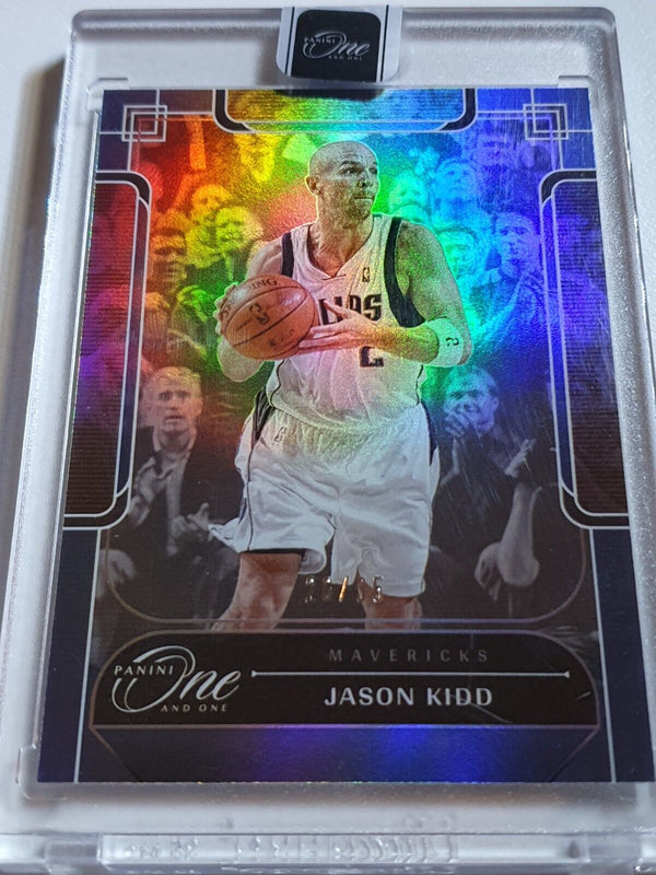 2023 Panini One and One Jason Kidd #174 BLUE /35 Holo - Panini Factory Sealed