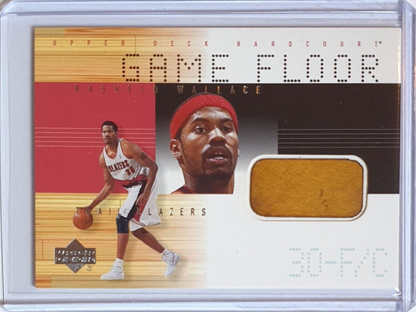 2000 Upper Deck Hardcourt Rasheed Wallace #RW-F GAME FLOOR - Rare Gem