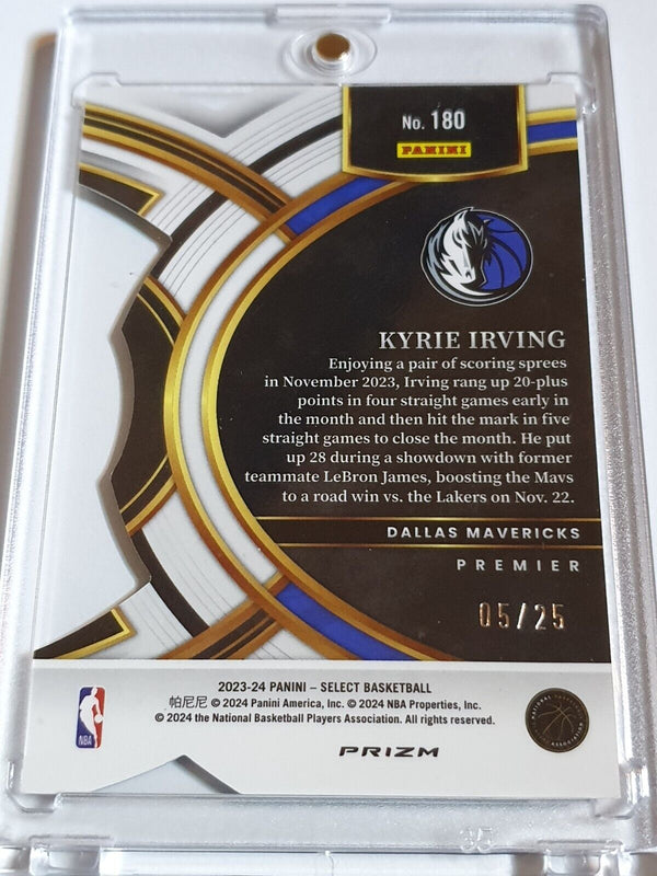 2023 Panini Select Kyrie Irving #180 TIE-DYE Holo /25 Die Cut - Ready to Grade