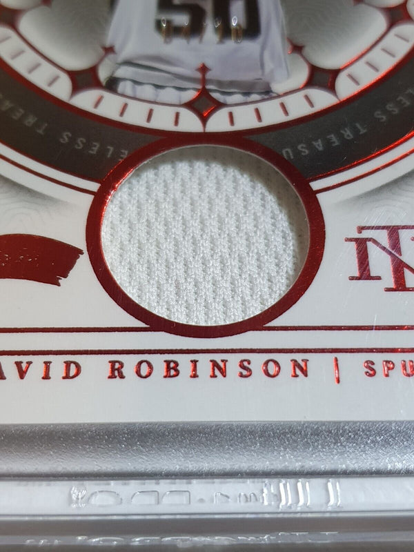 2023 National Treasures David Robinson #PATCH RED /10 Game Worn Jersey