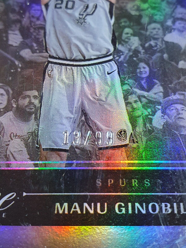2023 Panini One and One Manu Ginobili #181 HOLO /99 - Panini Factory Sealed