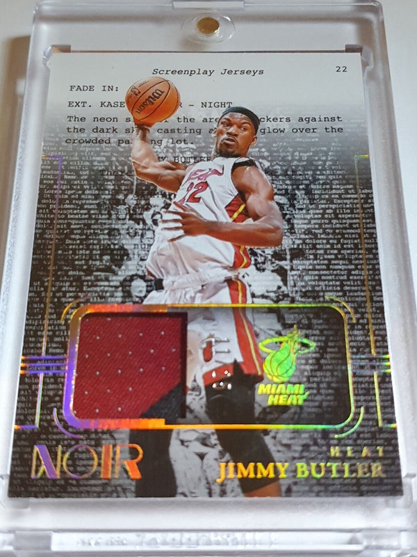 2023 Panini Noir Jimmy Butler #PATCH PRIME /25 Game Worn 2 Color Jersey - Rare