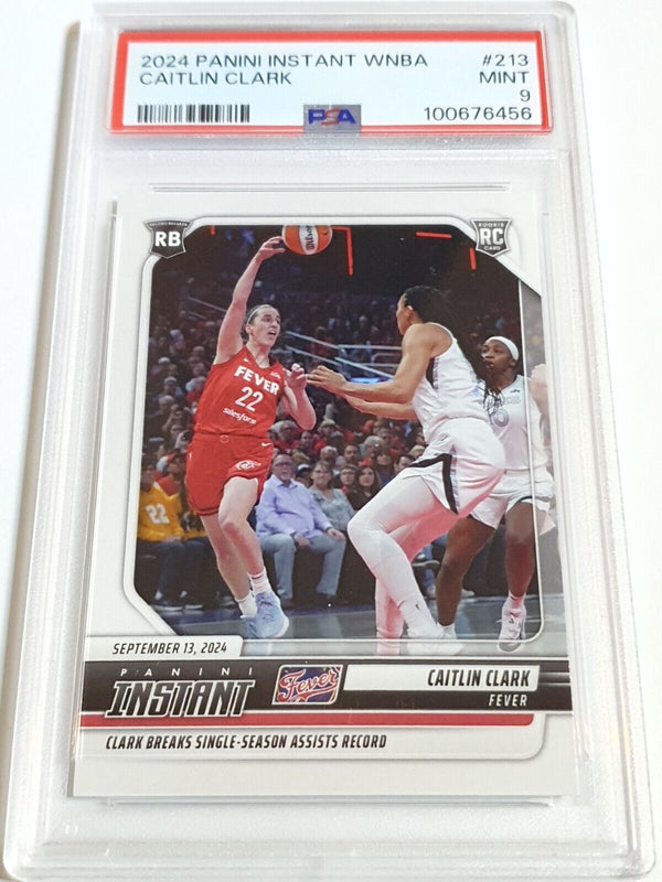 2024 Panini Instant WNBA Caitlin Clark Rookie #213 /11704 RC - PSA 9 (Low POP)