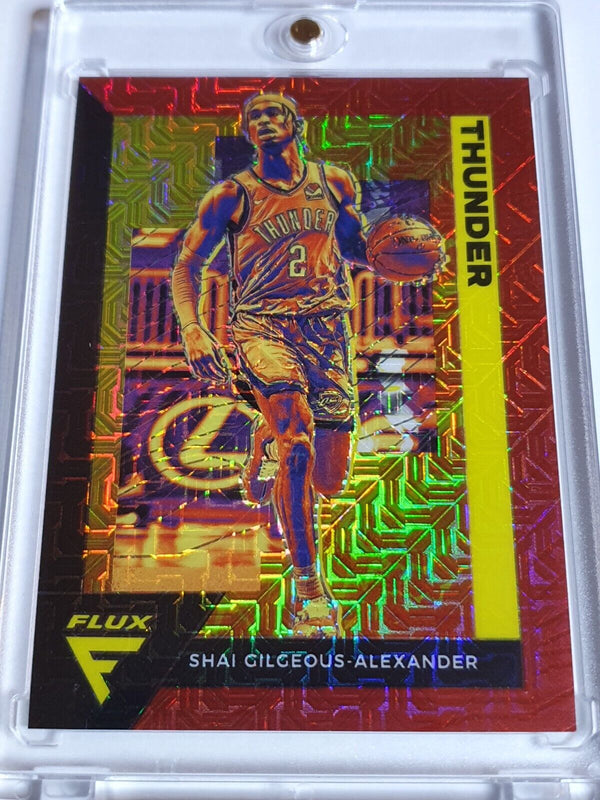2020 Panini Flux Shai Gilgeous-Alexander #121 RED MOJO /49 Holo - Ready to Grade