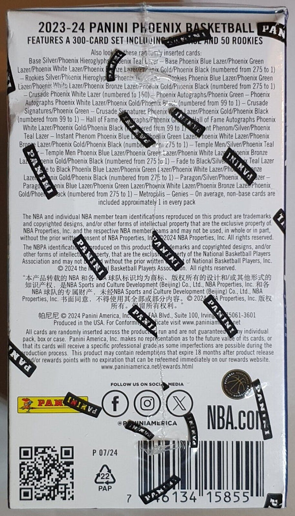 2023-24 Panini Phoenix Basketball Blaster Box (Victor Wembanyama?) - Sealed