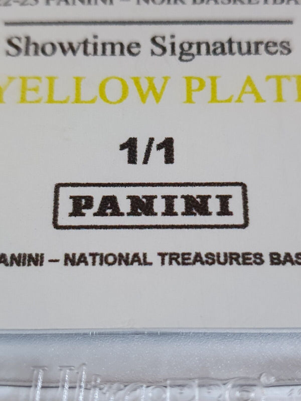 2023 National Treasures Josh Giddey #18 PRINTING PLATE 1/1 Yellow (True 1 of 1)