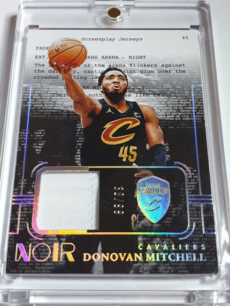 Donovan Mitchel 💎 GAME USED JERSEY PATCH 💎 2020-21
