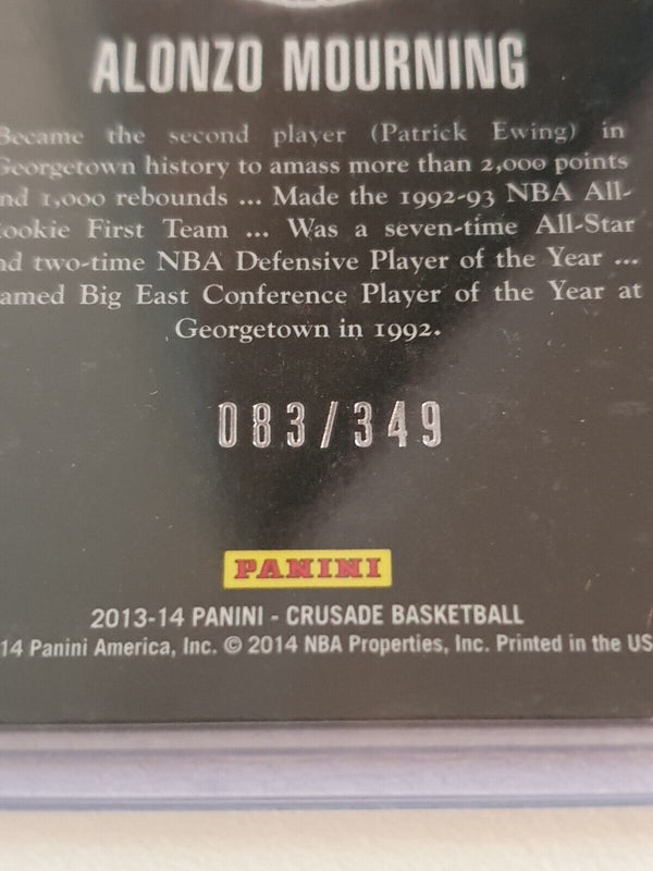 2013 Panini Crusade Alonzo Mourning #293 RED /349 Holo - Ready to Grade