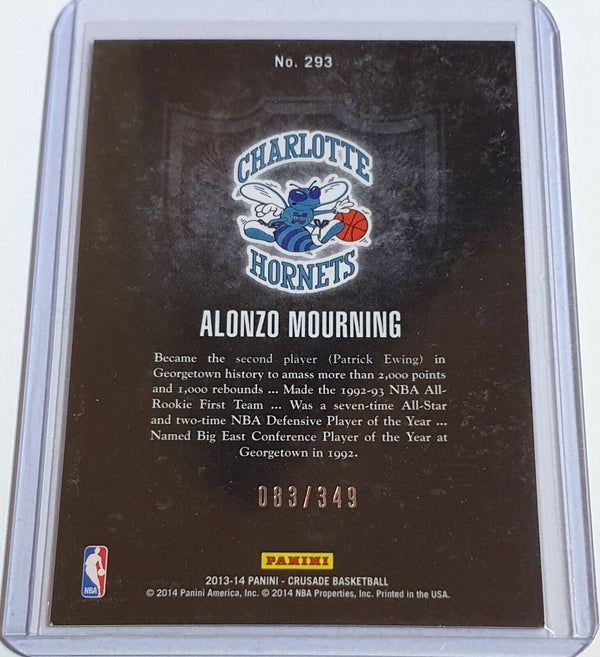 2013 Panini Crusade Alonzo Mourning #293 RED /349 Holo - Ready to Grade