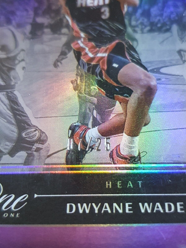 2023 Panini One and One Dwyane Wade #159 PURPLE /25 Holo - Panini Sealed