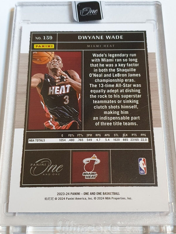 2023 Panini One and One Dwyane Wade #159 PURPLE /25 Holo - Panini Sealed