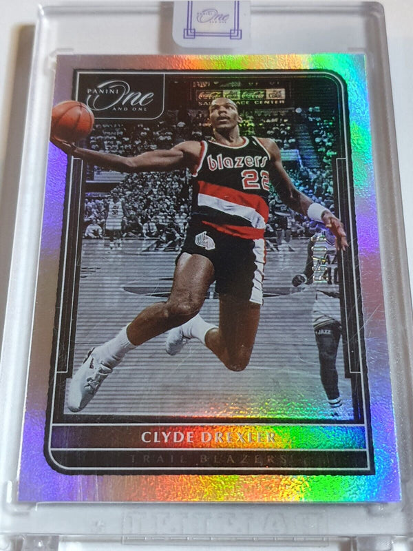 2021 Panini One and One Clyde Drexler #164 HOLO /99 - Panini Factory Sealed