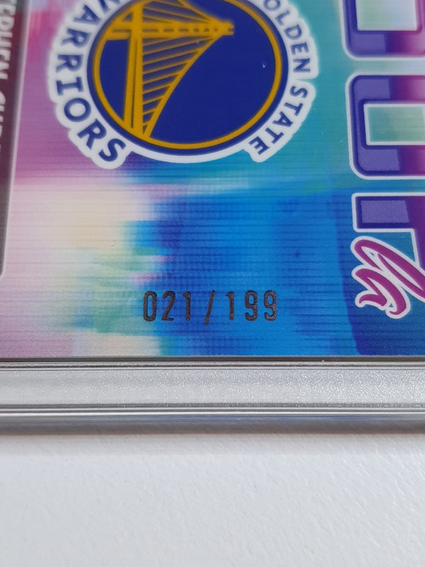 2023 Panini Hoops Premium Stock Stephen Curry #8 RED SEISMIC /199 Holo - Rare