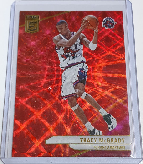 2023 Panini Donruss Elite Tracy McGrady #20 RED INFINITE Holo - Ready to Grade