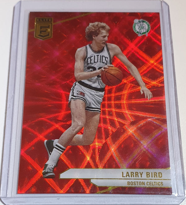 2023 Panini Donruss Elite Larry Bird #58 RED INFINITE Holo - Ready to Grade