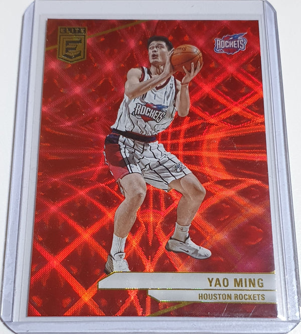 2023 Panini Donruss Elite Yao Ming #148 RED INFINITE Holo - Ready to Grade