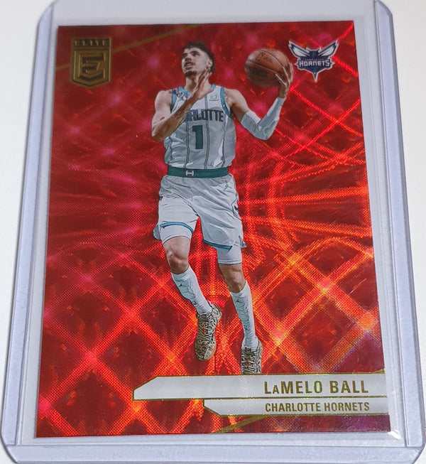 2023 Panini Donruss Elite LaMelo Ball #3 RED INFINITE Holo - Ready to Grade
