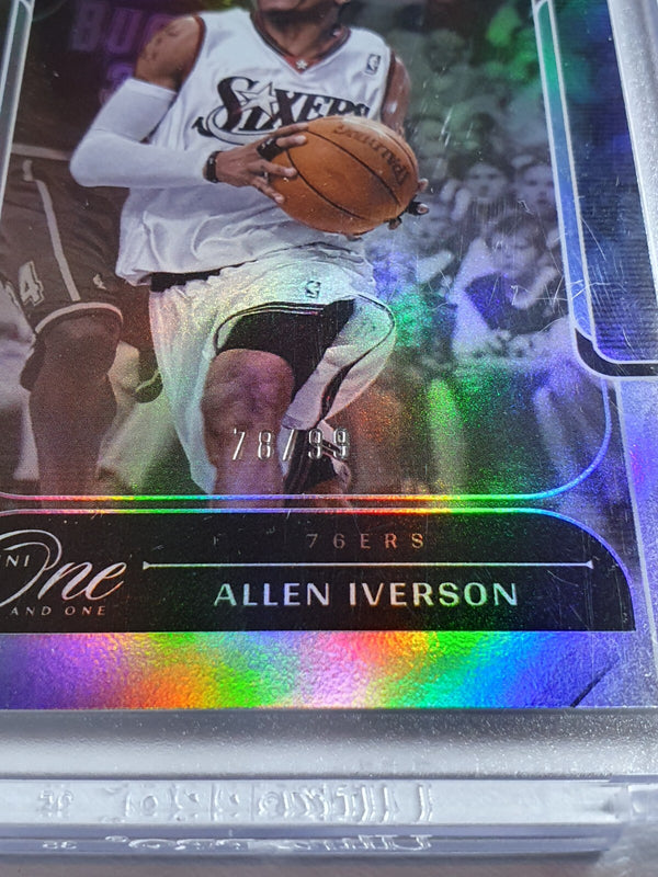 2023 Panini One and One Allen Iverson #195 HOLO /99 - Panini Factory Sealed