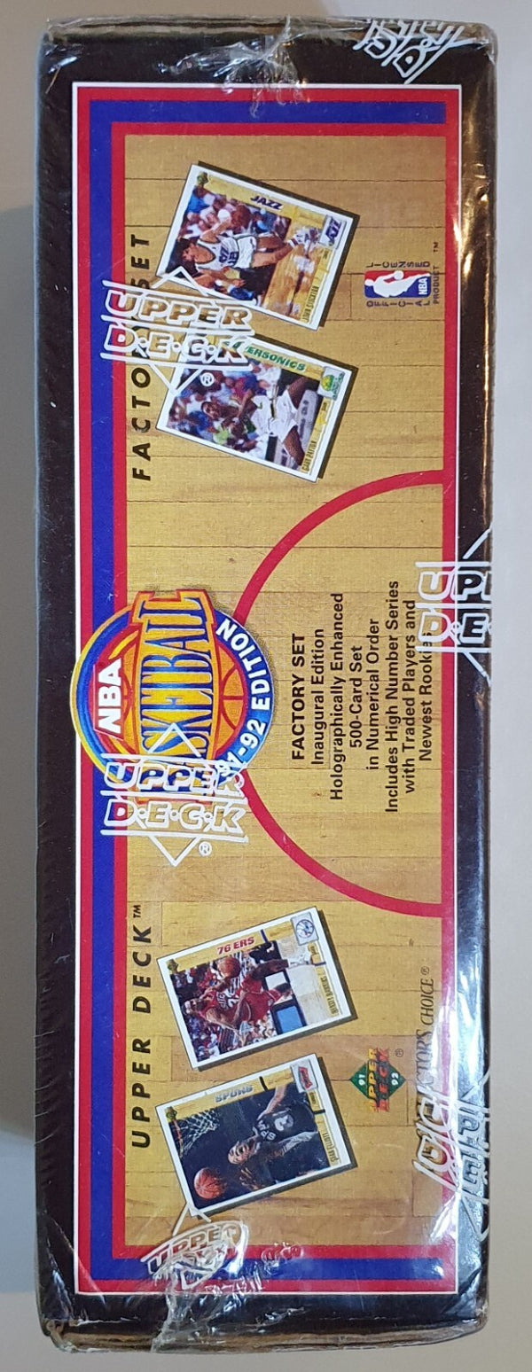 1991-92 Upper Deck NBA Basketball Box Inaugural Edition Factory Set - Seal Torn