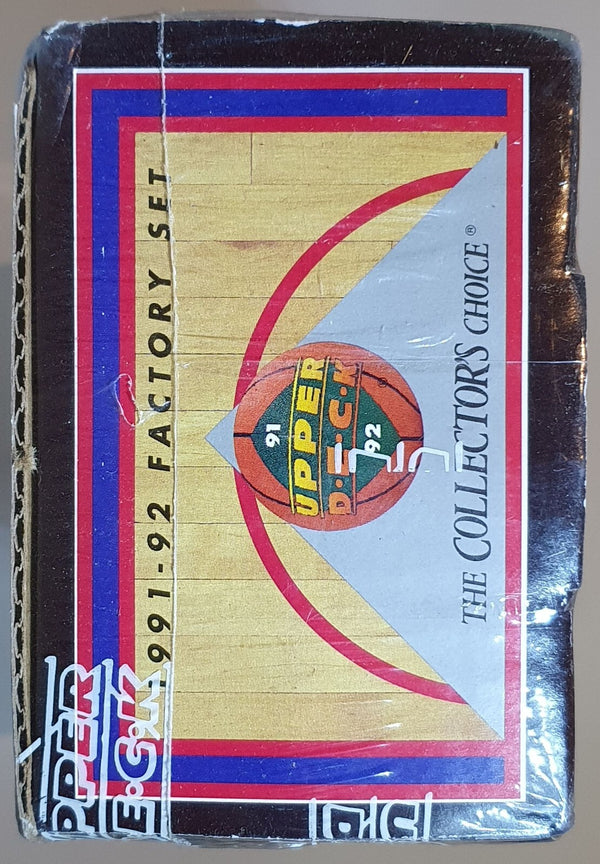 1991-92 Upper Deck NBA Basketball Box Inaugural Edition Factory Set - Seal Torn