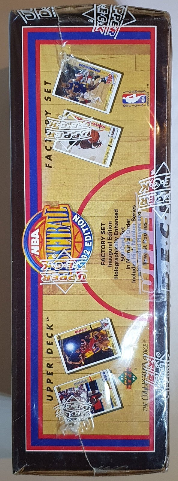 1991-92 Upper Deck NBA Basketball Box Inaugural Edition Factory Set - Seal Torn
