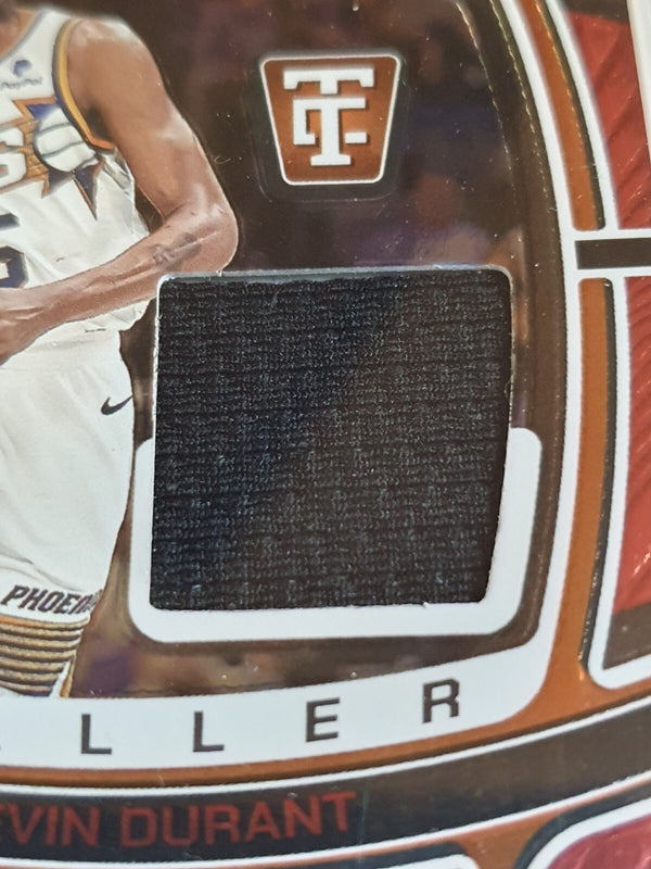 2024 Totally Certified Kevin Durant #PATCH MIRROR RED /75 Game Worn Jersey