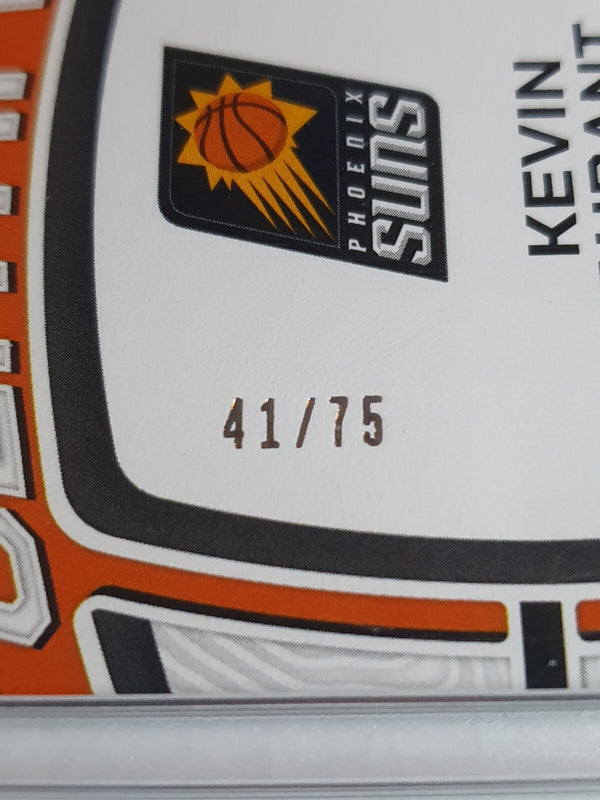 2024 Totally Certified Kevin Durant #PATCH MIRROR RED /75 Game Worn Jersey